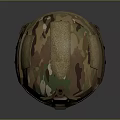 Tactical Camouflage Helmet With Adjustable Strap And Front Mounting Gear