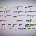 Modern Weapons Collection 3d model