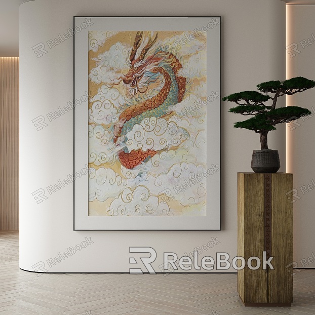 New Chinese Decorative Painting model