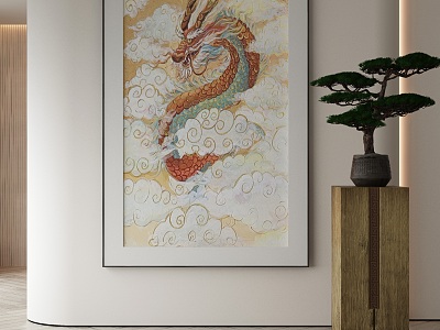 New Chinese Decorative Painting model