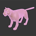 Golden Cat Sculpture With Shiny Metallic Surface On Black Background Reflection