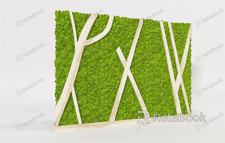 Modern Plant Wall model