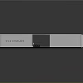 High Performance Graphics Card With Dual Fans Black Silver Design Carbon Fiber Texture