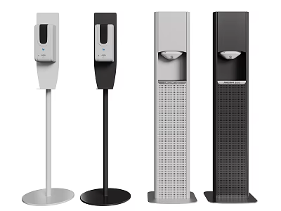 Daily Washing Supplies Stand Design Multiple Colors Soap Dispensers For Home Use 3d model