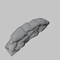 Sandbags 3d model