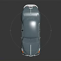 Blue Vintage Classic Car with Streamlined Body and White Wheels on Reflective Surface