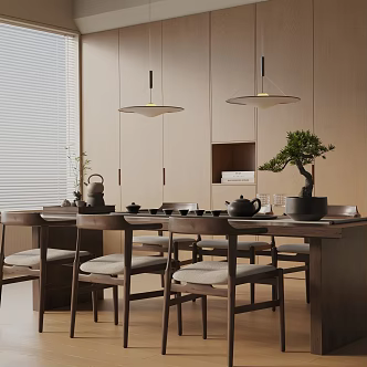 Modern dining table 3d model