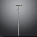 White Basketball Hoop Stand With Backboard Rim And Net Structure
