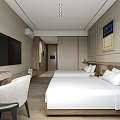 Modern Hall Hotel 3d model