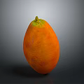 Ripe Papaya Fruit With Vibrant Orange Color And Smooth Texture Isolated On Dark Background