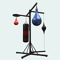 Multi Functional Boxing Training Sports Equipment With Speed Balls And Heavy Punching Bag