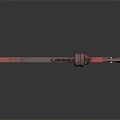 Red Metal Adjustable Wrench Hardware Tool for Repair and Tightening Work