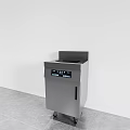 Stainless Steel Commercial Kitchen Appliance With Digital Display And Mobile Base
