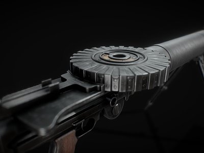 Louis Gun 3d model