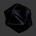Modern Geometric Decorative Ornament Set With Dark Stone Texture For Interior Home Decoration