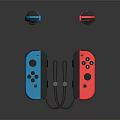 Modern game machine game machine operation bar operation bar arcade operation bar handle 3d model