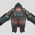Monster Alien Cyber Giant Monster Game Characters Mutant Game Characters 3d model