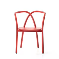Modern Black Single Chair With Cross Back Design Minimalist Style Metal Legs And Wooden Seat