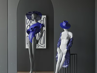 Modern Model Women Model 3d model