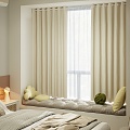 Modern Curtains 3d model