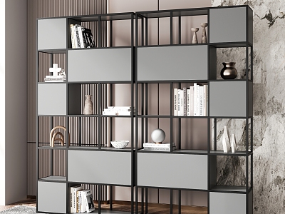 Modern Museum Shelf Display Cabinet Shelf 3d model