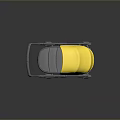 Stylish Modern Baby Stroller Design With Yellow Canopy And Gray Frame