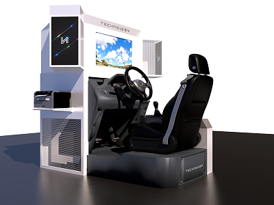 Modern Game Machine Test Drive Simulator model