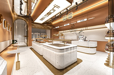 Modern Bakery 3d model