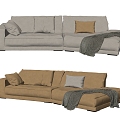 Baxter Budapest Budapest Sofa Sofa Curved Sofa 3d model