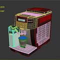 Automatic Espresso Machine With Digital Display Milk Frother And Coffee Brewing