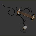 Vintage Style Microphone And Headphones As Daily Living Essentials With Classic Design
