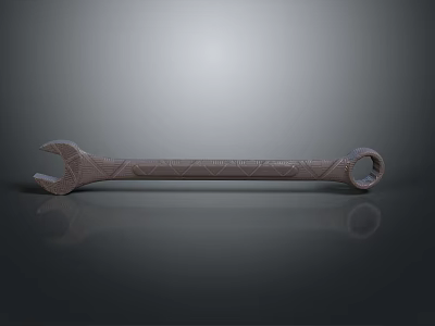 High Quality Metal Wrench Tool With Ergonomic Design For Repair Equipment 3d model