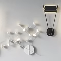 Creative Modern Wall Lamps With Geometric Shapes And Warm Lighting Design