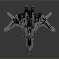 Gray Fighter Jet Model Featuring Sleek Gray Finish Detailed Cockpit And Aerodynamic Wings