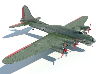 modern aircraft 3d model