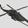 Military Green Helicopter Featuring Rotors Fuselage And Military Equipment Design
