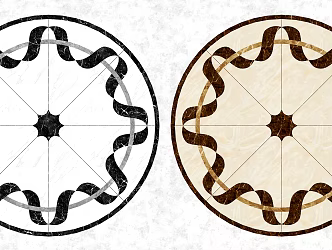 Modern Tile Marble Parquet Tile 3d model