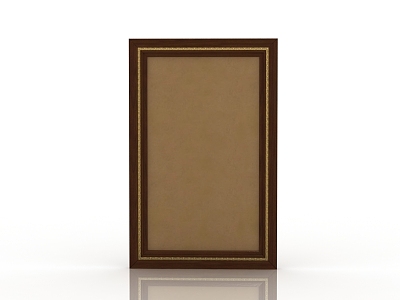 European style door panel 3d model