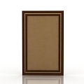 European style door panel 3d model