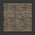 Wooden Texture Stone Cube With Natural Brown Orange Tones And Solid Structure 3d model
