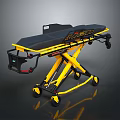Mobile Medical Transport Stretcher With Hydraulic Lift And Wheels For Commercial Emergency Use