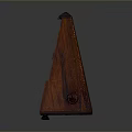 Wooden Triangular Metronome with Classic Design and Metal Internal Structure for Music Practice