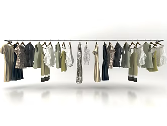 Modern clothes 3d model