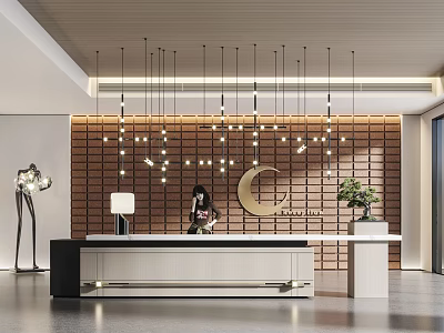 Modern Front Office Front Desk