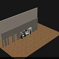 Modern Washing Machines in Laundry Room Featuring Wall Mounted and Floor Models