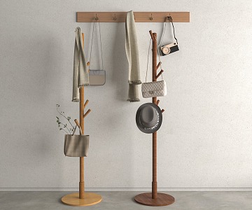 Modern Hanger Coat Rack Hook 3d model