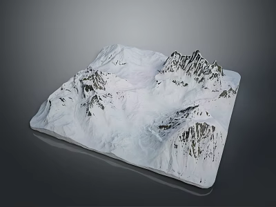 Geography, topography, mountain shape, ridge, ridge, valley, mountain range, canyon, geomorphology, mountain peak, mountain body 3d model