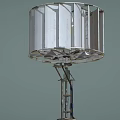 Industrial Cylindrical Tank Equipment With Metal Support Stand And Vertical Structure