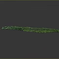 Cartoon Scenic 3D Island Model With Lush Green Forest And Winding Paths