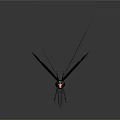 Modern Butterfly Colored Butterfly Tabby Butterfly Leaf Butterfly 3d model